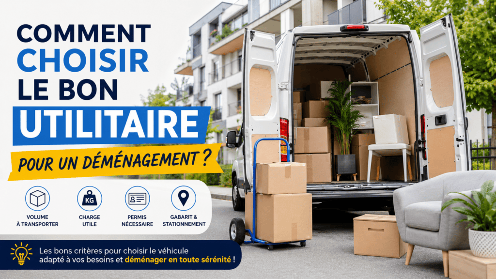 Comment choisir le bon utilitaire pour un déménagement
